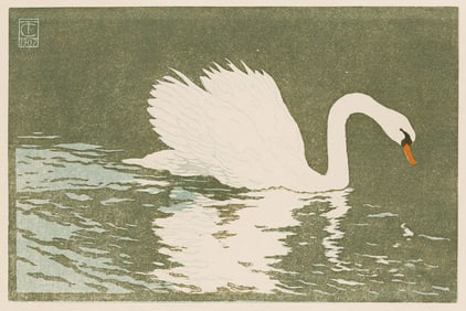 Carl Thiemann (1881-1966) Der Schwan, 1920.
