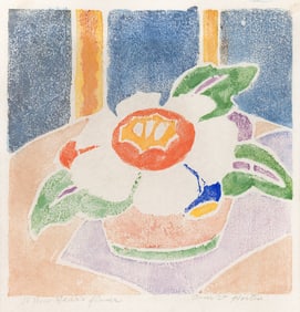 Ann V. Horton (1881-1969) A New Year's Flowers, circa 1930.