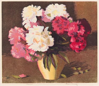 Louis L. Novak (1903-1988) Peonies, 1935.