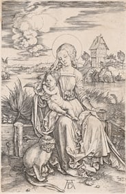 Albrecht Dürer (1471-1528) Virgin and Child with the Monkey, circa 1498.