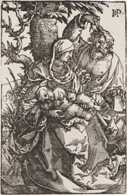 Hans Sebald Beham (1500-1550) The Holy Family under a Tree, 1521.
