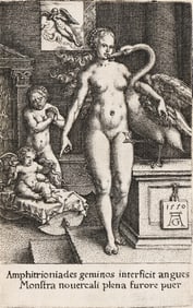 Heinrich Aldegrever (1502-1555) The Labors of Hercules, 1550.