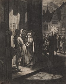 Jan van de Velde (1593-1641) after Pieter de Molijn The Star of the Kings, circa 1616.
