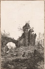 Bartholomeus Breenbergh (1598-1657) The Ruins of the Colosseum, 1639.