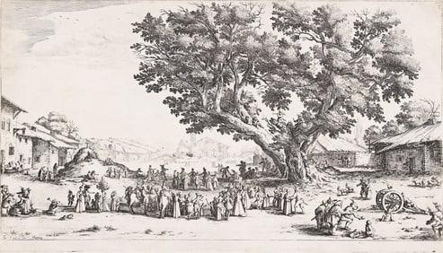 Jacques Callot (1592-1635) La Foire de Gondreville, 1625.