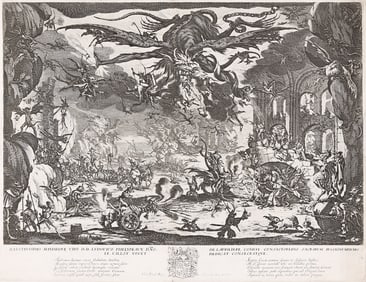 Jacques Callot (1592-1635) La Tentation de Saint-Antoine, 1635.