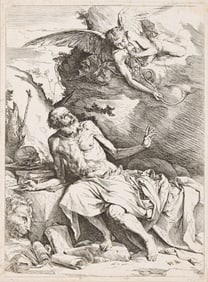 Jusepe De Ribera (1591-1652) Saint Jerome Hearing the Trumpet of the Last Judgment., 1621.