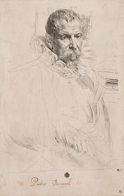 Anthony van Dyck (1599-1641) Pieter Brueghel the Younger, circa 1630.