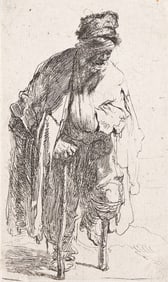Rembrandt van Rijn (1606-1669) Beggar with a Wooden Leg, circa 1630.