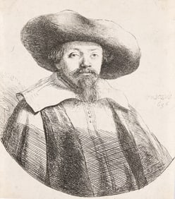 Rembrandt van Rijn (1606-1669) Menasseh Ben Israel, 1636.