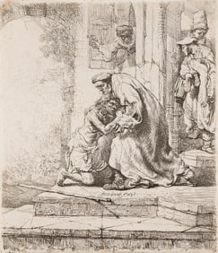 Rembrandt van Rijn (1606-1669) The Return of the Prodigal Son, 1636.