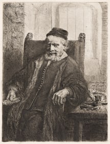 Rembrandt van Rijn (1606-1669) Jan Lutma, Goldsmith,1656.