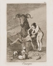 Francisco Goya (1746-1828) Ensayos, circa 1799.
