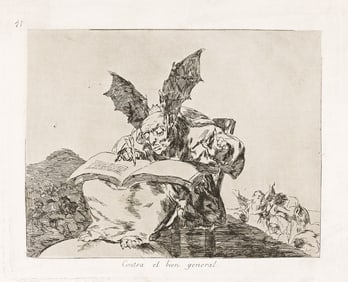 Francisco Goya (1746-1828) Three aquatints from Los Desastres de la Guerra, circa 1808-23.
