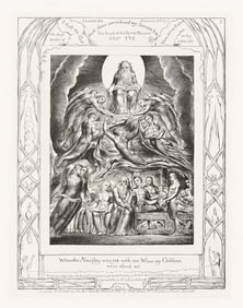 William Blake (1757-1827) Illustrations of the Book of Job, 1823-25.