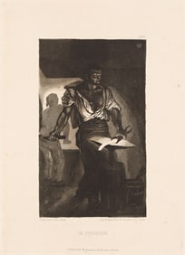 EugËne Delacroix (1798-1863) Un forgeron, 1833.