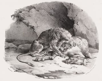 ThÈodore GÈricault (1791-1824) Two lithographs.