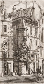Charles Meryon (1821-1868) Tourelle de la Rue de la TixÈranderie, 1852.