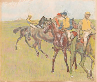 Edgar Degas (After) Avant la Course, 1910.