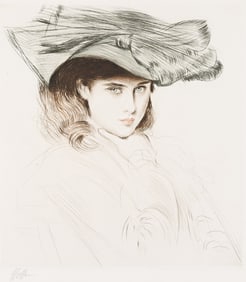 Paul Helleu (1859-1927) Portrait de Ellen Helleu, en buste, vers 1897, circa 1900.
