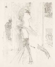 Henri de Toulouse-Lautrec (1864-1901) Yvette Guilbert, sur la ScËne, 1898.