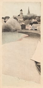 Arthur Wesley Dow (1857-1922) Harbor Scene, circa 1895.
