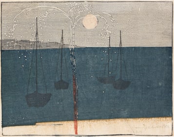 Bror J. O. Nordfeldt (1878-1955) The Skyrocket, 1906.