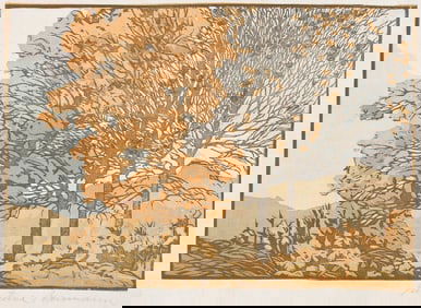 Gustave Baumann (1881-1971) In the Hills of Brown, 1910.