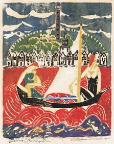 William Zorach (1887-1966) Sailing (Provincetown), 1916.