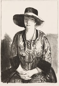 George Wesley Bellows (1882-1925) The Black Hat, 1921.