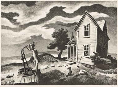 Thomas Hart Benton (1889-1975) The Farmer's Daughter, 1944.