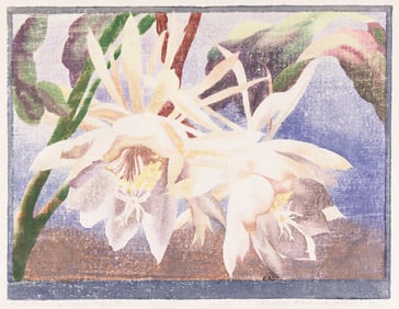 Eleanor B. Acker (20th Century) Night-Blooming Cereus - #4, 1937.