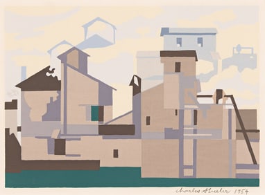 Charles Sheeler (1883-1965) Architectural Cadences #4, 1954.
