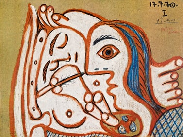 Pablo Picasso (After) Nue au Faubourg St. HonorÈ, 1970.