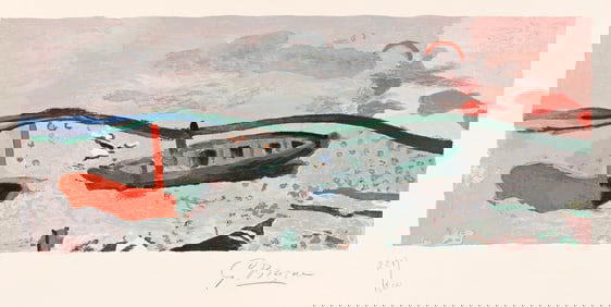 Georges Braque (After) Bord de Mer, circa 1960.
