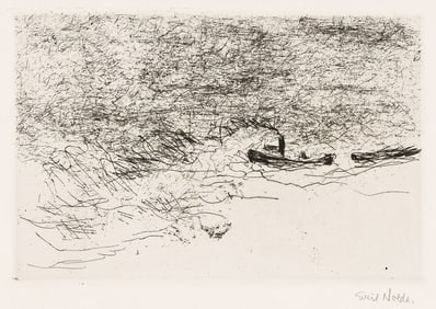 Emil Nolde (1867-1956) Schlepper, 1910.