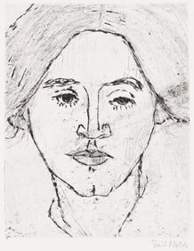 Emil Nolde (1867-1956) Frau N. (Frau Ada Nolde), 1911.
