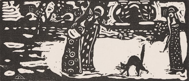Wassily Kandinsky (1866-1944) Katze, 1907.