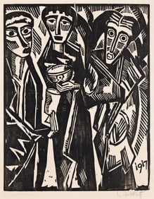 Karl Schmidt-Rottluff (1884-1976) Die heiligen drei Kˆnige, 1917.