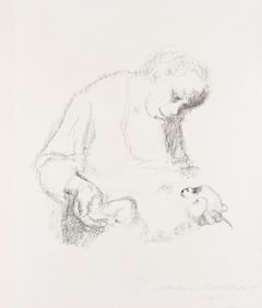 K‰the Kollwitz (1867-1945) Junge Mutter mit S‰ugling, 1928.