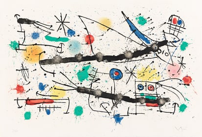 Joan MirÛ (1893-1983) Le Grand jardin, 1964.