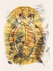 Max Ernst (1891-1976) HibouóArlequin, 1955.