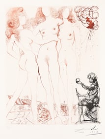 Salvador DalÌ (1904-1989) Judgment of Paris, 1963.
