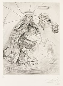 Salvador DalÌ (1904-1989) Sainte Anne, 1965.