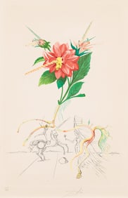 Salvador DalÌ (1904-1989) Dahlia Unicornis, 1968.