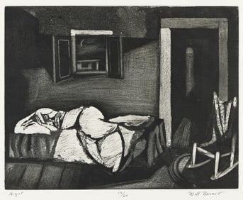Will Barnet (1911-2012) Night, 1999.