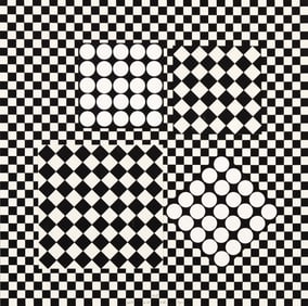 Victor Vasarely (1906-1997), Sans titre, 1955.