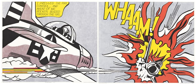 Roy Lichtenstein (1923-1997), Whaam!, 1967.