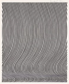 Bridget Riley (b. 1931), Untitled (Richard Feigen Gallery), 1965.
