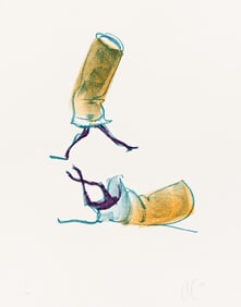 Claes Oldenburg (1929-2022), Dance Costume, In The Form Of Fag End, with Fallen†Dancer, 1972.